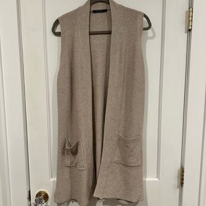 Cyrus duster sweater in oatmeal
